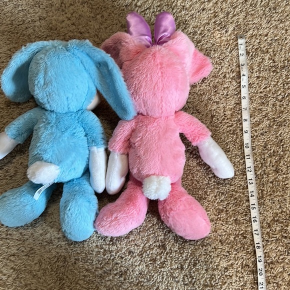 BNWOT super soft & cuddly Disney Mickey and Minnie Mouse Easter Bunny Plush Set! - Picture 7 of 7
